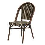 핸즈 데코 인조라탄 알루미늄 프레임 카페 테라스 의자 가490x세585x높900 : 다원핸즈데코