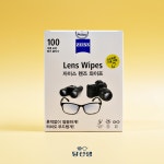 자이스 렌즈 와이프 100매 24매 일회용 안경 닦이 클리너 : 달선생안경