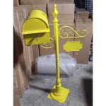 철제 우체통 우편함 예쁜 건의함 전원주택 펜션 엔틱 방수 철재 편지함 : 직구가체질