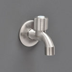 니켈 가로꼭지 베란다수도꼭지 원형 제니스 : 폰타나수전