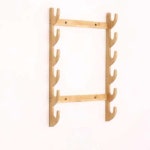 벽걸이 목검 죽도 거치대 벽걸이형 1층 도검 받침대 나무검 진열대 보관대 단소걸이 37 흑 : 사부아르 아셰테