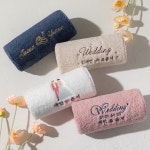 송월 타올 답례품 답례 수건 칠순 제작 타월 소량 40수 결혼 돌잔치 항균코마 180g : 보에뜨