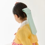 서연 한복 댕기 (4color) 어린이 키즈 유아 소품 전통 헤어 장식 머리끈 : 주식회사 키즈톡톡