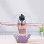 The Pi 스트레칭 8자 튜빙 밴드 퍼플 피트니스 밴드 : 사밀사의 추천샵