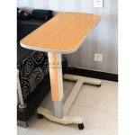 환자용 식탁 이동식 침대용 사이드 테이블 밥상 책상 80x32cm : 우기즈몰