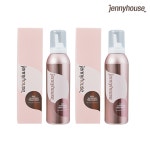 제니하우스 실크휘핑 노워시 트리트먼트 리브인 폼 기프트세트 라벤더라일락, 200ml, 2개 : 제니하우스 무스 트리트먼트