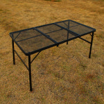 KALLUS 아이언 메쉬 폴딩 테이블 : 주식회사 세이브온