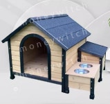 강아지 대형견 원목 실외 애견하우스 사계절 중형견 야외개집 개집 야외 견사 대형 하우스 : 머니위치