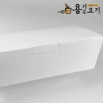 무지도시락 4호 숨구멍O 종이도시락 일회용도시락 타꼬야끼 초밥 유부 김밥 (600ea) : 용기는요기
