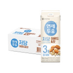연세두유 저당 두유 아몬드&잣, 190ml, 24개 : 연세유업 직영스토어