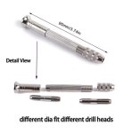 핸드 마이크로 드릴 세트 나무 플라스틱 보석 미세 정밀 작업 (A0825) : 용천삼리