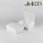 종이도시락 4호 꼬마김밥 타코야끼 분식 포장상자 디저트 푸드트럭 인쇄 사이드박스 (600개) : 용기는요기