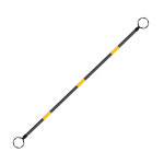 칼라콘 걸이대 콘걸이봉 2M 공사장 행사장 접근금지 검정+노랑 : 에코세이프티