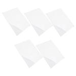 FONDOTIN 5 개 플라스틱 직사각형 식탁보 파티 테이블 커버 장식 생일 흰색 : 하제커머스