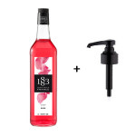 1883 로즈 시럽 1000ml+펌프 칵테일 하이볼 장미향 홈바 : 투고커피스토어