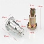 가지 너트 나사 장착 바이크 주차 색상 나사 오토바이 10 : 귤조아라