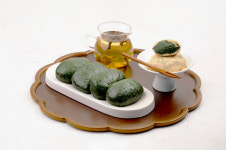쑥떡 쑥 인절미 해풍 찰떡 찹쌀 떡 아침식사대용 답례 선물세트 콩고물 개별포장 당일제조 : 조은떡집