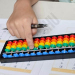 숫자 놀이 주판 주산 학원 공부 컬러 13선 : 감사슈2