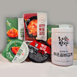 한울김치 (소포장 모음전2) 맛 불 매운 실비 편의점 김치 도가 여행용 : 칼라텐