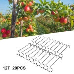 20pcs 지점 벤딩 스프레더 정원 마당 및 과수원 고품질 재사용 가능한 문제 해결 스테인레스 스틸 26T 36T : 카르디01