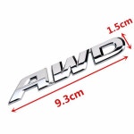 기아 씨드 쏘렌토 스포티지 엠블럼용 크롬 메탈 AWD 스티커, 3D 자동차 스타일링, 2017 : 카르디마켓