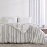 [모던하우스 광양점] 퓨어코튼 심리스 60수 고밀도 퀸 차렵이불 아이보리 스트라이프_CV0225012 : LF스퀘어광양 모던하우스