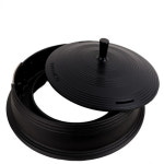 솥뚜껑 불판 구이팬 32CM 대 가정 업소 식당 캠핑 하이퍼코팅 삼겹살 불판 구이판 : 요기어때쇼핑