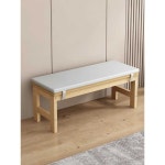 사우나 의자 목욕의자 웰빙 우드 온천 간이 긴 스툴 1. 라이트월넛베어스툴80x30x42 : DADADA.com