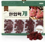 한입먹개 강아지 반려견 간식 소고기 스틱/큐브 300g : 컴앤도그