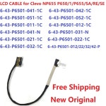 P650RERG P651RGRE P655SE NP655 용 LCD 케이블, 6 43 P6501 042 1C, 011, 12, 32, 41, 51, 52, 21/22 : 글로리22