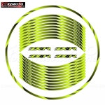 가와사키 오토바이 ZX-7R 로고 휠 데칼 장식, 휠 프레임 ZX-7R 림 스티커, 반사 방수, 17 인치 : 리사의꿀템연구소