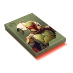 씨게이트 보바 펫 드라이브 스페셜 에디션 파이어쿠다 외장 하드 드라이브 2TB 공식 라이선스 - 2.5인치 USB 3.2세대 1세대 레드 LED... 