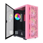 Apevia Destiny-Flow-PK Destiny Flow 미드 타워 게이밍 PC케이스 4X120mm ARGB 팬 부착 366RGB 라이트 모드 메탈 플로우 프론트 패널 1... 