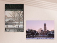 사진 엽서 postcard : 달뜬바다