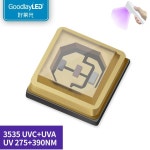 3535 UVC 270 280NM 딥 LED 395 400NM SMD 칩 다이오드 100개 : 바른원스톱