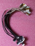 X799 970M 노트북 LCD LED 디스플레이 리본 케이블 CLEVO P770ZM P770DM P771ZM P771DM 6 43 P7701 021 C P7751 020 1L : 글로리23