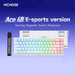 Mchose Ace68 호환 RGB 8K 기계식 키보드, 자기 스위치, 0.01mm RT 정확도, 스캔 세관 게임용 : 반월마켓12