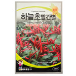 하늘초 빨간별 30립 세계종묘 하늘고추씨앗 매운고추 : 신흥팜마트