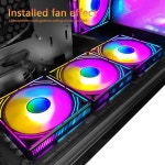 MANMU LED 컴퓨터 선풍기 12V RGB 컨트롤러 PC 게임용 CPU Argb 섀시 PWM 링 미러 연결 : 억조트레이드