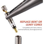 자전거 탈착식 프레스타 밸브 코어 로드 M어 에어 수리 도구 키트 교체 10개 : 바른코드