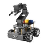 AI 로봇팔 키트 240x218x80mm 코딩 알루미늄 바퀴 로봇암 자동차 핸들링 AI 로봇팔 키트 초보자 블루투스 제어 Arduino : 또오세요몰