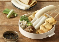 부산 어묵 꼬치 물떡 오뎅 떡볶이 삼진 상천 사각 어묵탕 800g : 마녀떡볶이