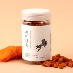 진짜채소 비건 강아지 간식 고기 없는 강아지 소화잘되는 간식 당근, 180g, 1개 : 루니펫
