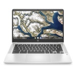 HP 크롬북 14인치 FHD 노트북 인텔 셀론 N4000 4GB RAM 32GB eMMC 크롬 14a-na0050nr 미네랄 실버 Ceramic White HD : 시구왕신