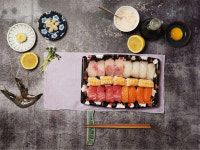 초밥용기 SS-특2호 수국 PSP트레이 : 경동팩