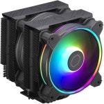 LGA1700 AM5 AM4 공랭식 CPU RR-D6WW-20PA-R1 FN1959용 쿨러 마스터 하이퍼 622 HALO WHITE 6피스 히트 파이프 듀얼 타워 Black... 
