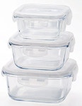 500WT 500ml H8761 아델리아(ADERIA) 쿡록 스퀘어 중국제 레인지 대응 보존 용기 유리 캐니스터 밀폐 용기 : NABEKI SS