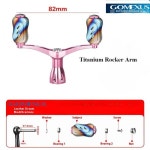 GOMEXUS 티타늄 합금 더블 로커 암 IX 스피닝 휠 피쉬 릴개조 부품에 : 바른원스톱