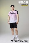 스트로커스 STRT-2504 PK 싱글스판 배드민턴 경기복 반팔 티셔츠 게임웨어 : YES스포츠