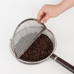 원두로스팅 핸드넷 커피콩 팬 손잡이 : 레인바스켓